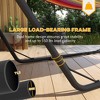 Hammock Stand, Portable Adjustable Steel Frame Hammock Stand, Weather Resistant, 10.3', 550 lbs. Capacity - 4 of 4