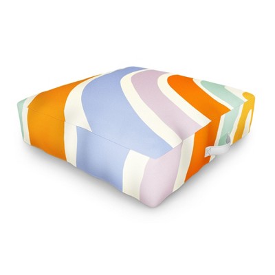 Lane and Lucia Mod Rainbow Outdoor Floor Cushion - Deny Designs