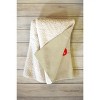 Coco de Paris Rabbits walking with balloons 60" x 50" Fleece Throw Blanket - Deny Designs - 2 of 2