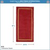 44" Long Minuteman International Contemporary Rectangular Hearth Rug Sangria - ACHLA Designs - 2 of 4