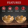 Mela Artisans Wooden Scalloped Bowl – Wooden Bowls for Decor, Candies - 3 of 4