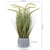 Artificial Plant - Faux 21" Potted Grass Plant - FXP2000 - Green - Safavieh - 4 of 4