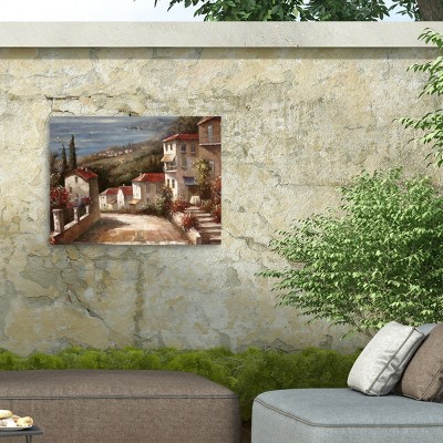 Tuscany Landscape All-Weather Canvas Outdoor Wall Art