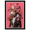 15" x 21" Flower Mind Surrealism Framed Wall Art Print Pink - Wynwood Studio: Bohemian, Inspirational Quotes - 3 of 4