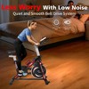BestParts Indoor Cycling Bike – Adjustable Stationary Exercise Bike with LCD Display & 30LB Flywheel, Black/Red - 4 of 4
