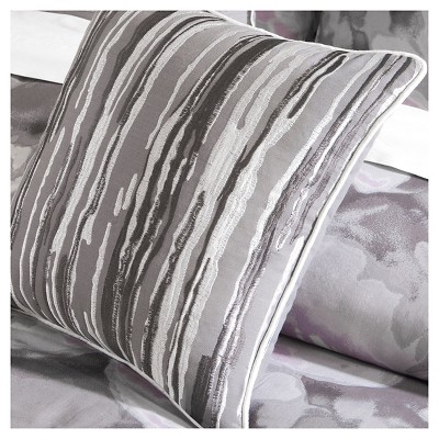 Serena Gray Cotton 7-Piece Queen Comforter Set