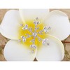 Anna-Kaci Silvery Tone Sparkly Clear Crystal Rhinestones Winter Snowflake Floral Christmas Brooch Pin - 3 of 4