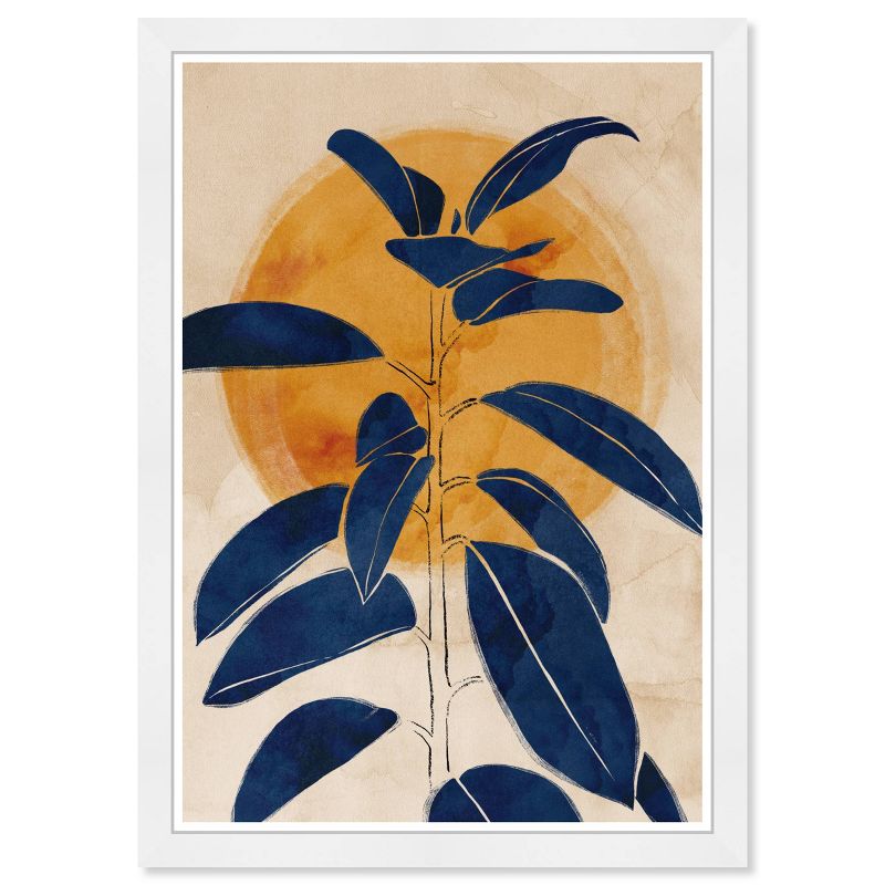 13&#34; x 19&#34; Blue Sprout Floral and Botanical Framed Wall Art Blue - Wynwood Studio, 3 of 7