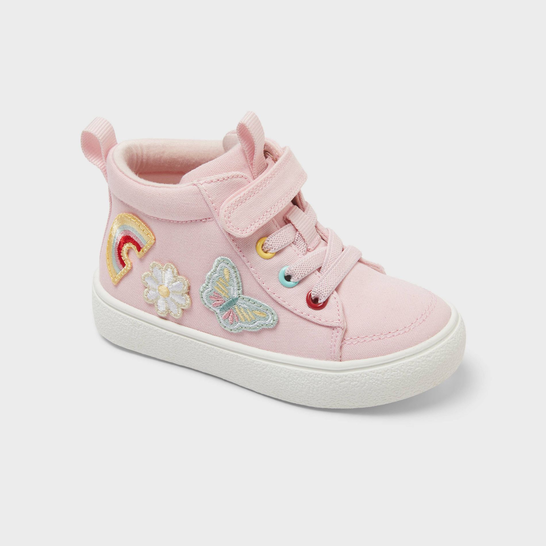 Toddler Calla High Top Hook and Loop Closure Sneakers - Cat & Jack™ Pink