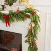 MOEPISY 9FT Christmas Garland Realistic ¨C Artificial Norfolk Pine Garlands for Christmas Decoration - 2 of 4