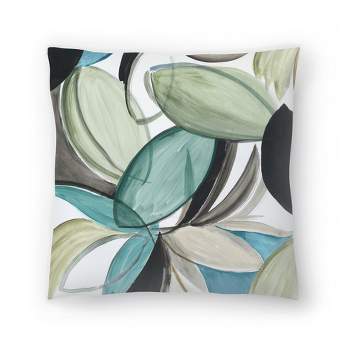Americanflat Botanical Bold Floral Throw Pillow By Pi Creative Art