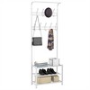 Yaheetech 3-in-1 Metal Hall Tree, 74"H Entryway Coat Rack with Shoe Bench & 18 Hooks - 2 of 4