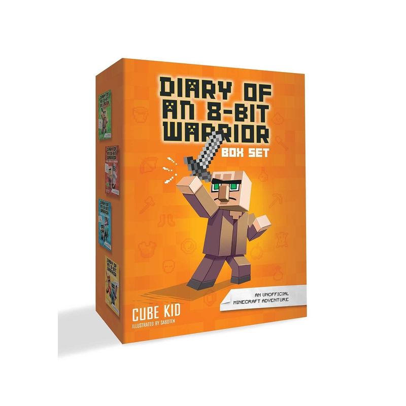 Diary of an 8-Bit Warrior Box Set Volume 1-4 - by  Cube Kid (Counterpack,  Empty), 1 of 2