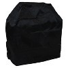 Sunnydaze Backyard Blaze Heavy-Duty Steel Outdoor Fireplace - Built-In Log Storage and Protective Cover - 35-Inch H - Brushed Bronze - 4 of 4