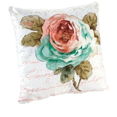 The Lakeside Collection Rose Garden Comforter Ensemble - Accent Pillow