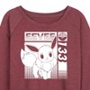 Women's - Pokémon - Eevee 133 Lightweight French Terry Wide Neck Long Sleeve Shirt - 2 of 4