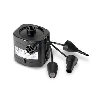 Swim Central 4.25" Black Battery Operated Air Pump for Inflatables