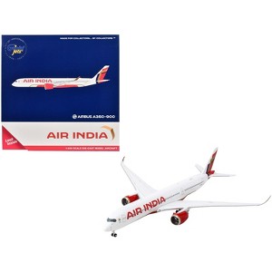 Airbus A350-900 Commercial Aircraft "Air India" (VT-JRH) White with Tail Graphics 1/400 Diecast Model Airplane by GeminiJets - 1 of 4