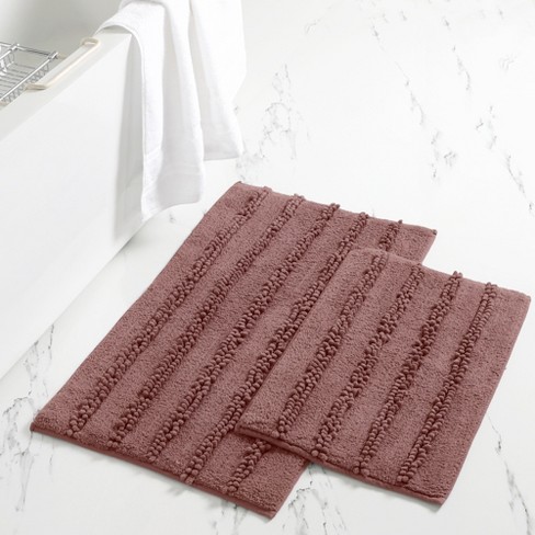 Chenille Noodle Bathroom Mat Set