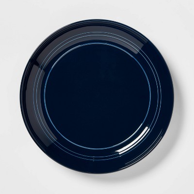 10" Stoneware Westfield Dinner Plates Navy - Threshold™