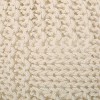 Hortense Modern Knitted Cotton Round Pouf - Christopher Knight Home - 3 of 4