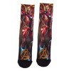 Avengers Socks Infinity War Iron Man Sublimated Character Design Crew Socks - 2 of 4