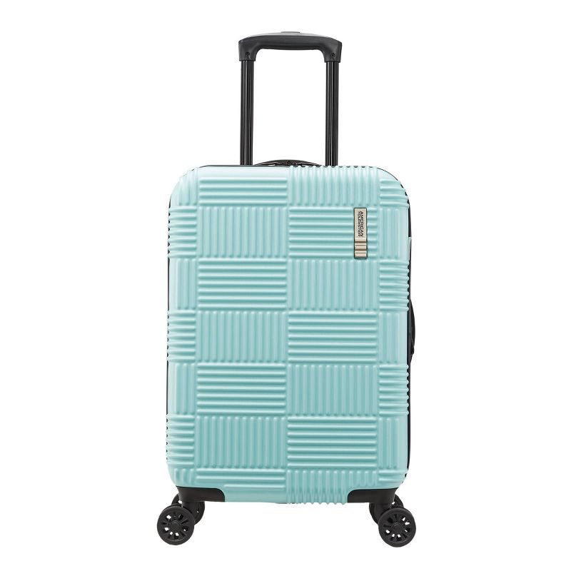 American Tourister NXT Checkered Hardside Carry On Spinner Suitcase, 3 of 19