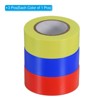 Unique Bargains PVC Non-Adhesive Flagging Tapes for Tree Survey Boundaries 3 Pcs - 3 of 4