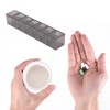 Unique Bargains 7 Compartment Single Row Pill Case 1 Pc - 4 of 4