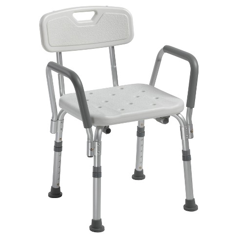 Drive Medical Knock Down Bath Bench with Back and Padded Arms - image 1 of 4