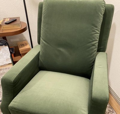 Forest green online recliner