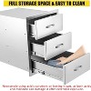 Garvee Stainless Steel BBQ Drawer for Outdoor Kitchen - 30" W x 23" D x 10" H, Weather-Resistant Flush Mount with Silent Operation - 3 of 4