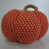 Whisen Set of 2, Pumpkin with Point Pattern, Pumpkin Ornament Decor for Harvest Festival Fall Festival & Thanksgiving - 3 of 4