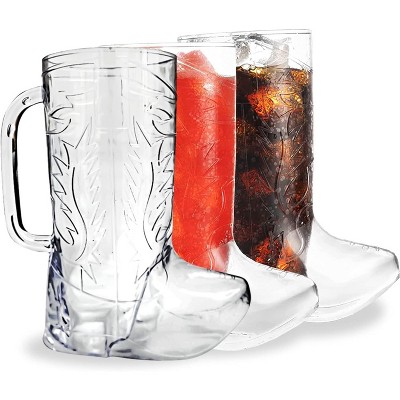 10 pcs Cowboy Boot Mug - Unique Drinking Glasses for Western-Themed Parties, Perfect Cowboy Birthday Party Decoration!