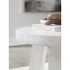 Signature Design by Ashley Jallison End Round Top Table, Off-White - 3 of 4