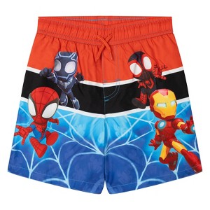 Marvel Swim Trunks Bathing Suit UPF 50+ Toddler - 1 of 4