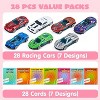 Joyfy 28 Packs Valentine's Day  Die-Cast Cars with Cards for Kids‘  Classroom Exchange Gifts - 2 of 4