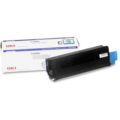 Oki Type C6 Original Toner Cartridge - LED - 1500 Pages - Cyan - 1 Each