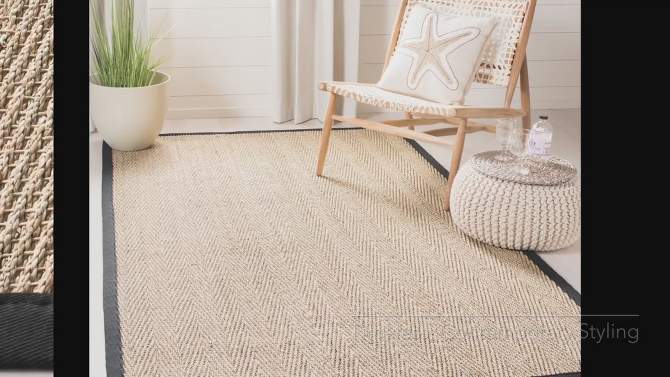 Natural Fiber NF115 Power Loomed Area Rug  - Safavieh, 2 of 7, play video