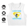 Women's Superman 2025 Last Son of Krypton Sleeveless Crop Top Tank - 4 of 4