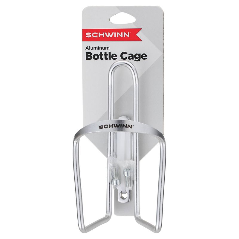 Schwinn Aluminum Bike Bottle Cage - Silver, 4 of 9