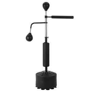 Boxing Speed Trainer, Freestanding Punching Bag with 360¡ã Spinning Bar - Reflex Balls & Gloves, Height Adjustable (Teens/Adults) - 1 of 4