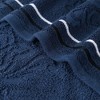 Zero Twist Cotton Solid and Jacquard Bathroom Towel Set by Blue Nile Mills - 4 of 4