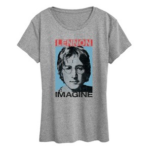 Women's - John Lennon - John Lennon Imagine Short Sleeve Graphic T-Shirt - 1 of 4