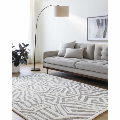 Hauteloom Avian Gray Wool Area Rug
