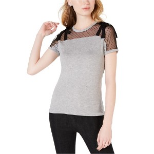 maison Jules Womens Swiss Dot Pullover Blouse - 1 of 1