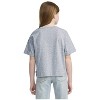 Levi's® Girls' Short Sleeve Roll Cuff T-Shirt - Heather Gray - 2 of 3