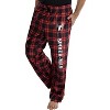 Marvel Comics Men's Spider-Man Plaid Loungewear Pajama Pants Red Plaid - 2 of 3