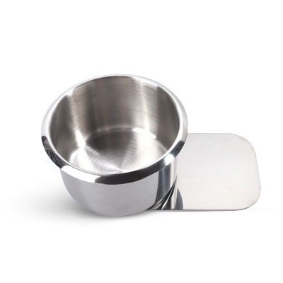 GSE Stainless Steel Cup Holder, Drop-in Cup Holder for Casino Poker Tables, Work Desks, Boats, RVs, Cards & Trucks (Slide Under)