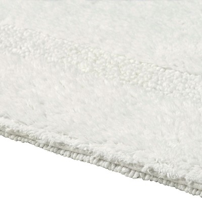 Ivory Soft Plush Cotton 2-Piece Reversible Bathroom Rug Set